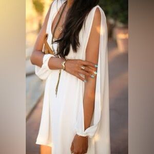 Lovers + Friends Gracie Split Sleeve Mini Dress